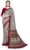 Floral Print Bollywood Cotton Blend Saree  (Maroon)