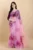 Self Design Bollywood Organza Saree  (Purple)