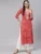 Women Floral Print Viscose Rayon Straight Kurta